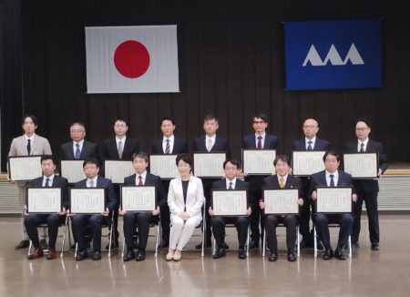 山形県救急医療・救急業務関係者知事表彰集合写真